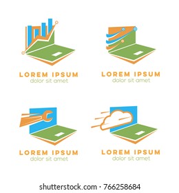 laptop logo collection.eps
