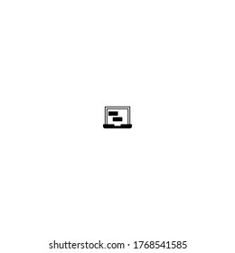 Logo-Design für Laptop mit einfacher Linie