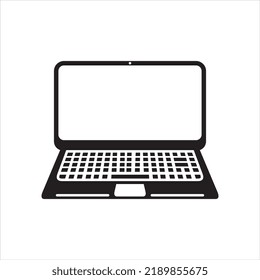 Logo des Laptops, Vektorgrafik-Design