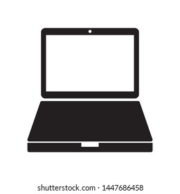 Laptop logo template vector icon design