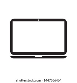 Laptop logo template vector icon design