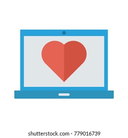 laptop love and romance 
