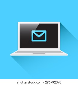 Laptop Mail Icon