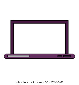 laptop mobile screen technology hardware cartoon vector illustration graphic design