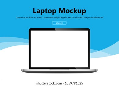 Afiche de la parodia de un portátil. Diseño de páginas web de equipos informáticos. Ilustración del vector