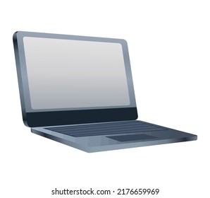 Laptop Mockup Side View Icon