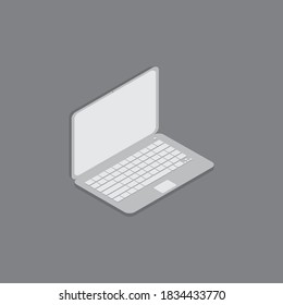 Diseño de la iluminación del vector de la distribución de portátiles