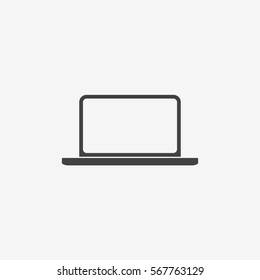 Laptop monochrome icon
