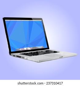 Laptop Mosaic Art