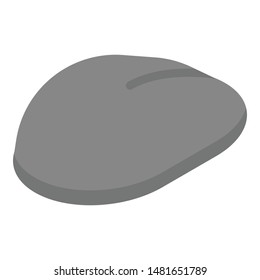 Laptop mouse icon. Isometric of laptop mouse vector icon for web design isolated on white background