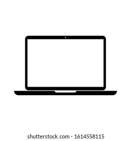 Laptop or netbook icon concept. Vector illustration