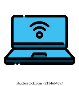 Notebook-Heimcomputer - intelligentes Internet von Dingen