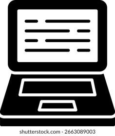 Laptop Novo Vetor de Design de Ícone Criativo
