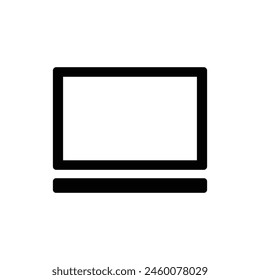 laptop notebook computer symbol mobile computing icon