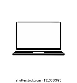 Laptop, Notebook icon. Vector Illustration. Eps 10