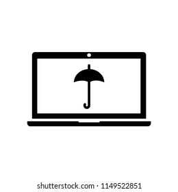 laptop notebook icon vector template 