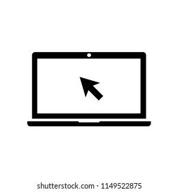 laptop notebook icon vector template 