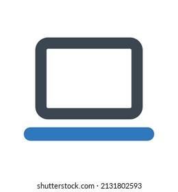 Icono de portátil.dispositivo (ilustración vectorial)