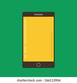 Laptop notebook illustration in flat style with long shadow. Scalable vector eps illustration. 