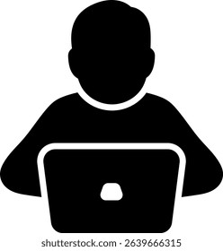 laptop office employee worker computer work working online 10475