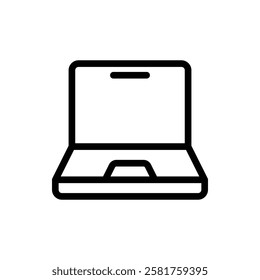Laptop Outline Icon. Laptop Icon