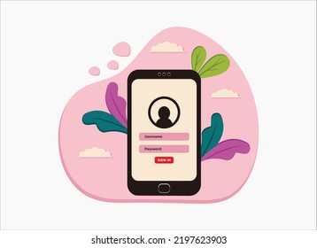 Laptop password notification of a vector, phone security, cellphone, access, user authentication, login, password protection technology