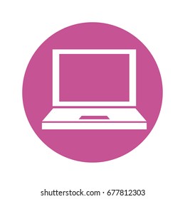 Laptop PC symbol