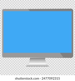 Laptop Pc Tablet device desktop isolated illustration