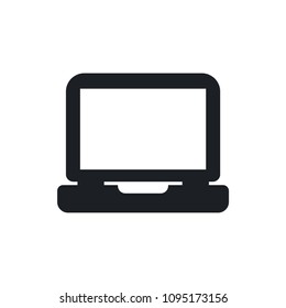 laptop pc vector icon