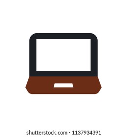 laptop pc vector icon