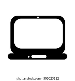 laptop pictogram icon image 