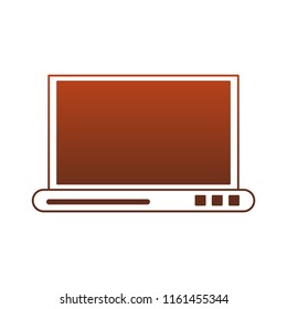 Laptop portable pc red lines