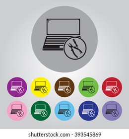 Laptop Repair Icon