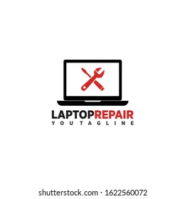 Laptop Repair Logo Vector Modern Stock Vector (Royalty Free) 1622560072 ...