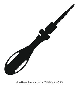 Laptop repair screwdriver icon simple vector. Data system. Screen protect