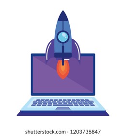 laptop with rocket launcher