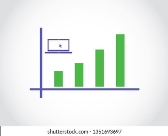 Laptop Sales Increase Graph