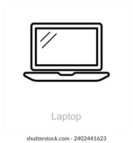 Notebook-Icon-Konzept