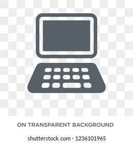 Laptop Screen icon. Trendy flat vector Laptop Screen icon on transparent background from hardware collection. 