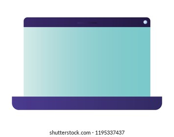 laptop screen isolated icon
