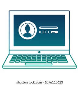 laptop screen login password website