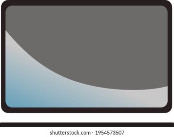 vector de pantalla portátil con tarjeta de llave