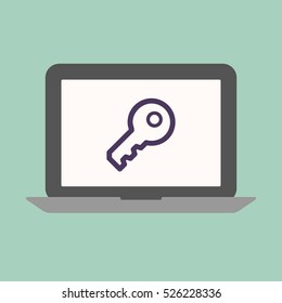 Laptop security concept
