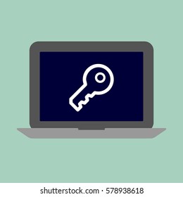 Concepto de seguridad de portátiles