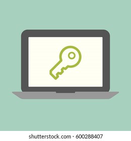 Laptop security concept