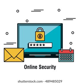 laptop security online password graphic
