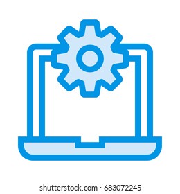 Laptop settings icon
