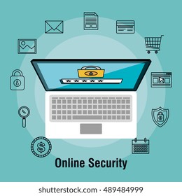 laptop shopping online security protection data
