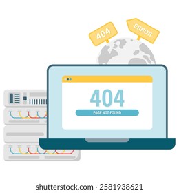 laptop shows internet problem, internet and network disruptions
