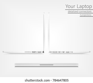 Laptop Side View